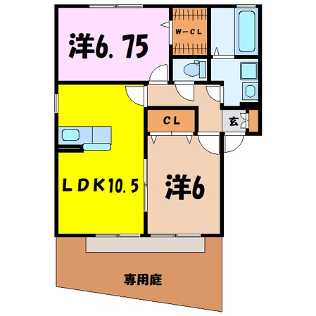 メゾンベール末広（熊谷市末広）700005811-1の物件間取画像